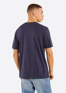 Nautica Edwin T-Shirt - Dark Navy - Back