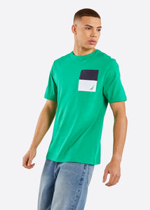 Nautica Edwin T-Shirt - Green - Front