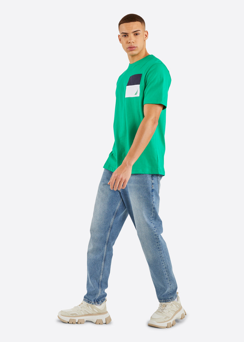 Nautica Edwin T-Shirt - Green - Full Body