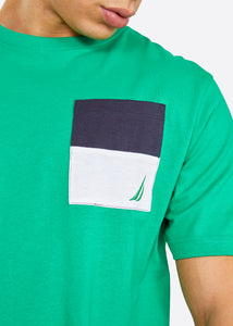 Nautica Edwin T-Shirt - Green - Detail