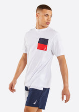 Load image into Gallery viewer, Nautica Edwin T-Shirt - White - Front