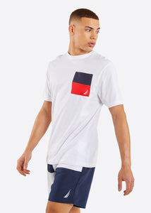 Nautica Edwin T-Shirt - White - Front