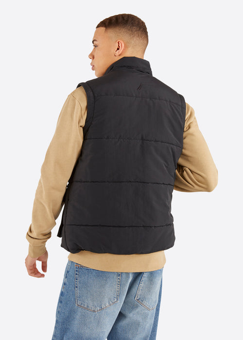 Nautica Emmett Gilet - Black - Back