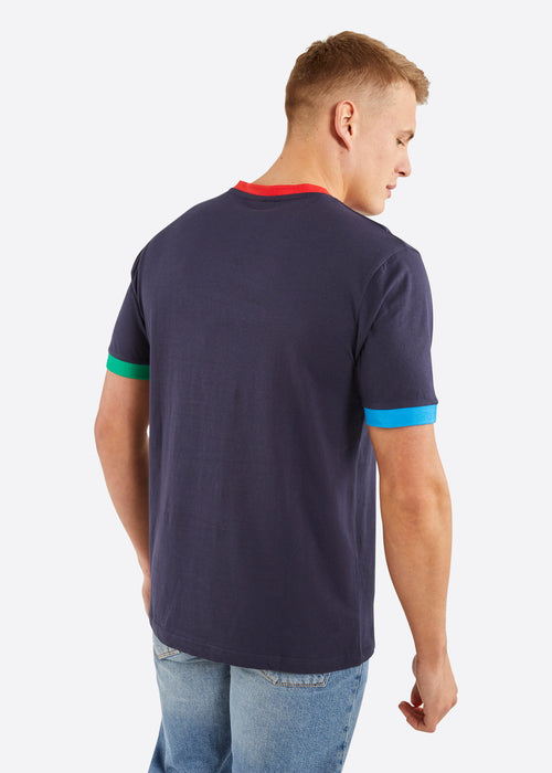 Nautica Enoch T-Shirt - Dark Navy - Back