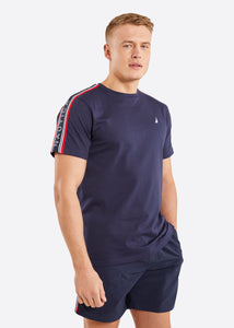 Nautica Florian T-Shirt - Dark Navy - Front