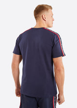 Load image into Gallery viewer, Nautica Florian T-Shirt - Dark Navy - Back