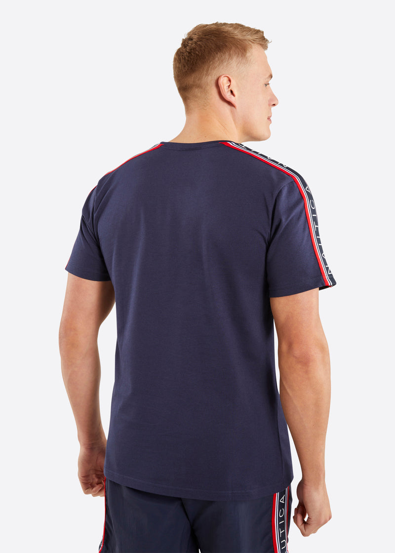 Nautica Florian T-Shirt - Dark Navy - Back