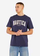 Load image into Gallery viewer, Nautica Gable T-Shirt - Dark Navy - Front