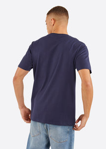 Nautica Gable T-Shirt - Dark Navy - Back