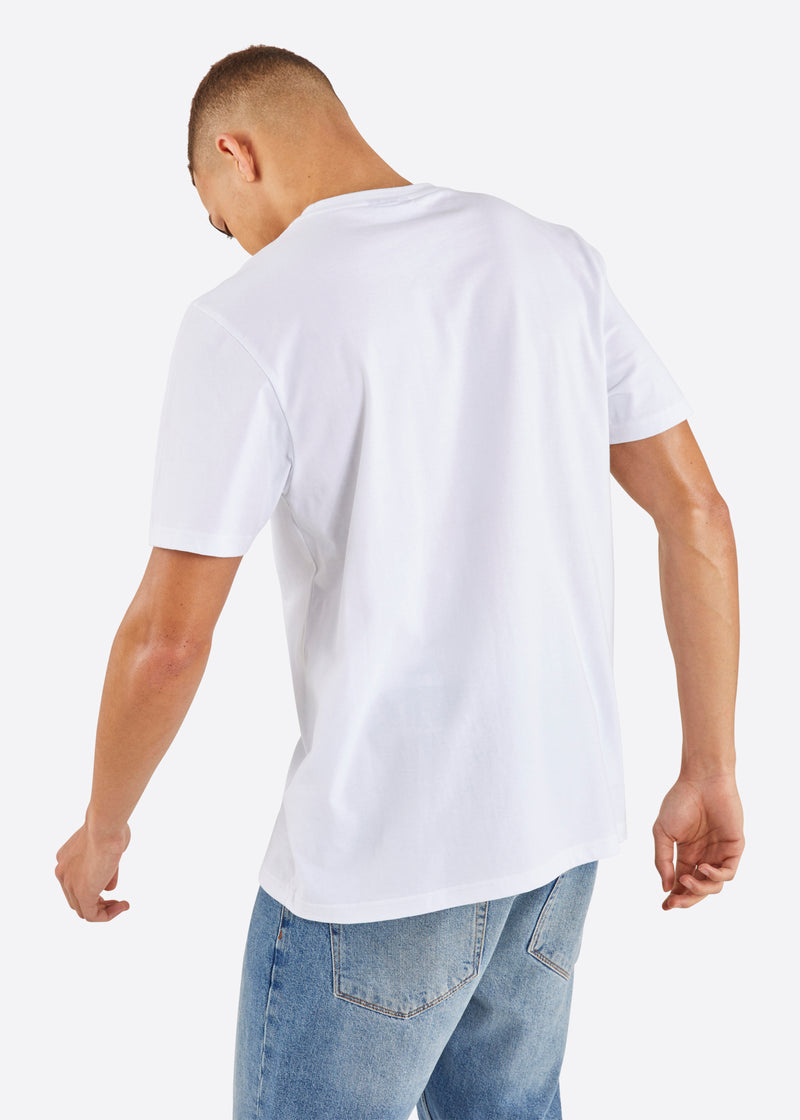 Nautica Gable T-Shirt - White - Back