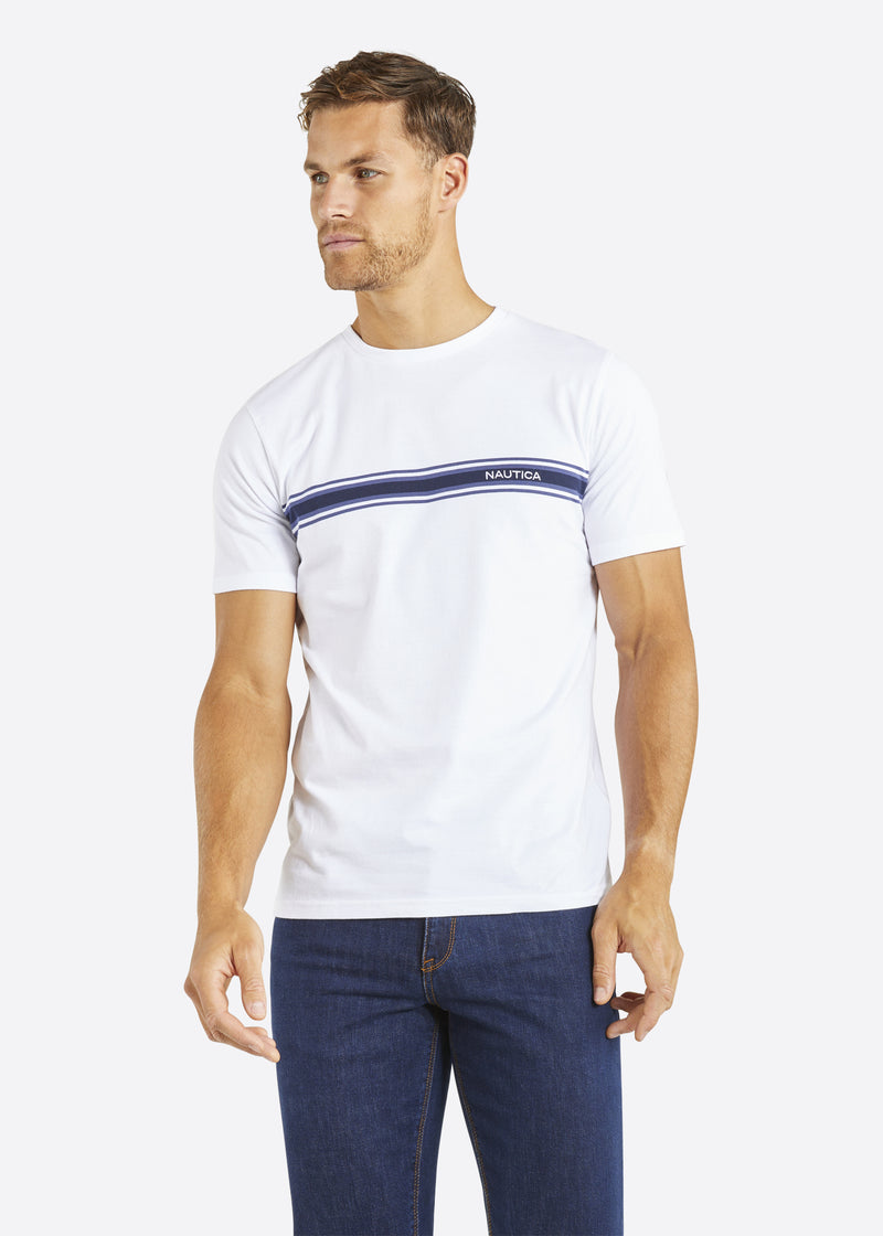 Nautica Healey T-Shirt - White - Front