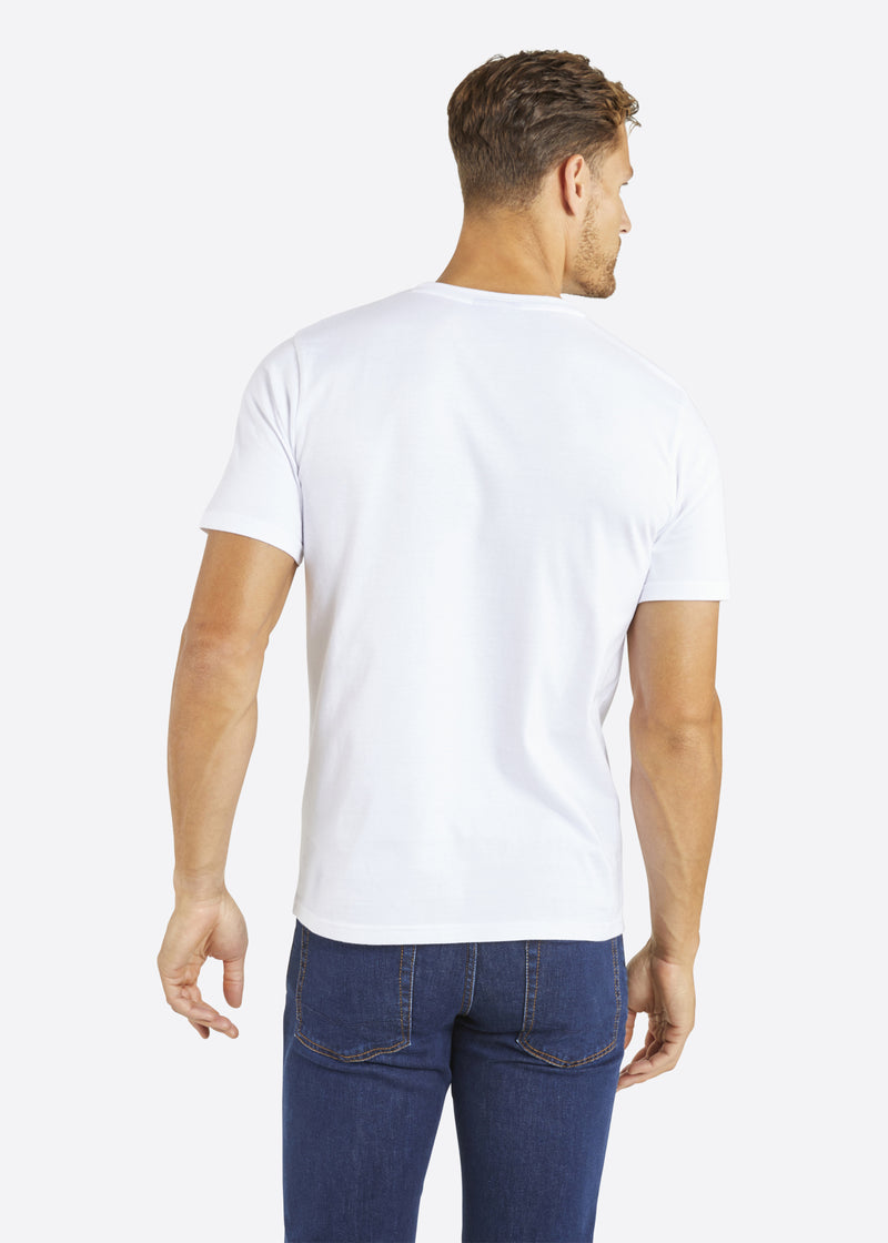 Nautica Healey T-Shirt - White - Back