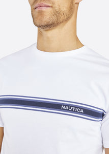 Nautica Healey T-Shirt - White - Detail