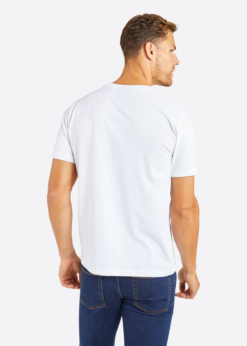 Nautica Ivo T-Shirt - White - Back