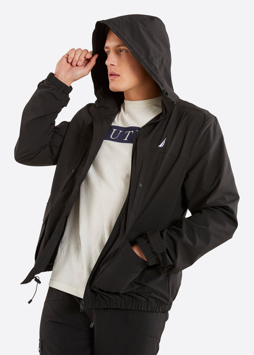 Nautica Jace Full Zip Jacket - Black - Front