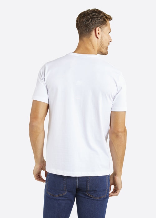 Nautica Jaden T-Shirt - White - Back