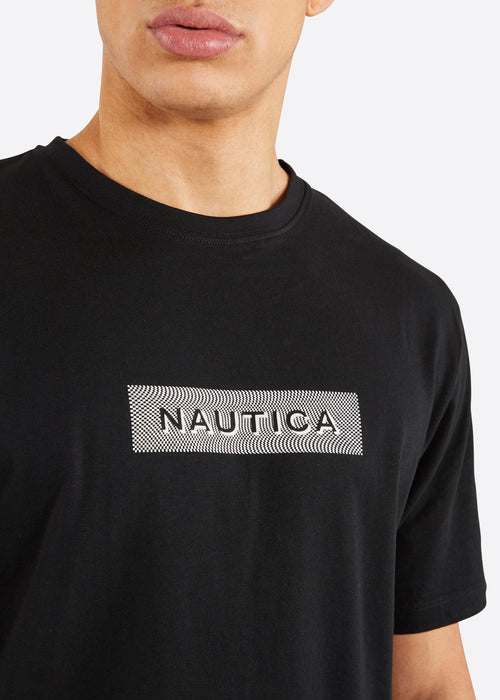 Nautica Jensen T-Shirt - Black - Detail