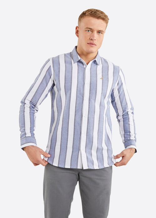 Nautica Jinx Long Sleeve Shirt - Indigo - Front