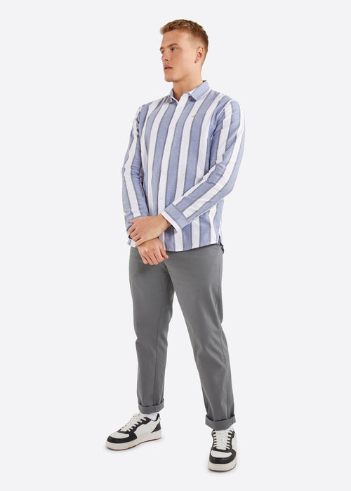 Nautica Jinx Long Sleeve Shirt - Indigo - Full Body