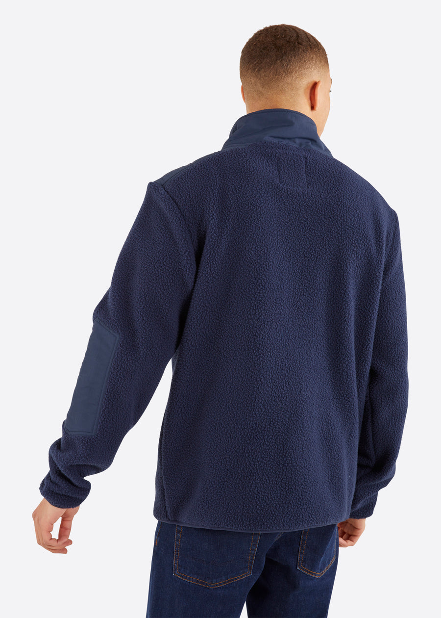 Jorge 1/4 Zip Top - Dark Navy