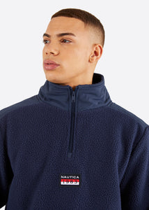 Nautica Jorge Full Zip Top - Dark Navy - Detail