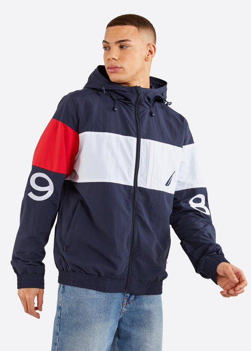 Nautica Kyro Full Zip Jacket - Dark Navy - Detail