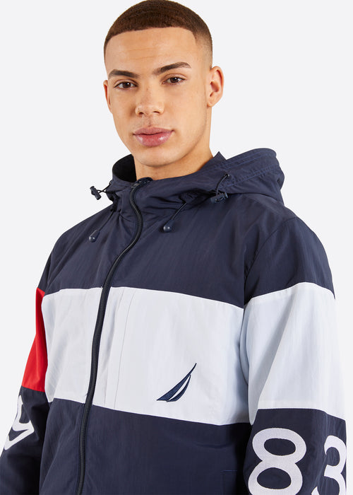 Nautica Kyro Full Zip Jacket - Dark Navy - Detail