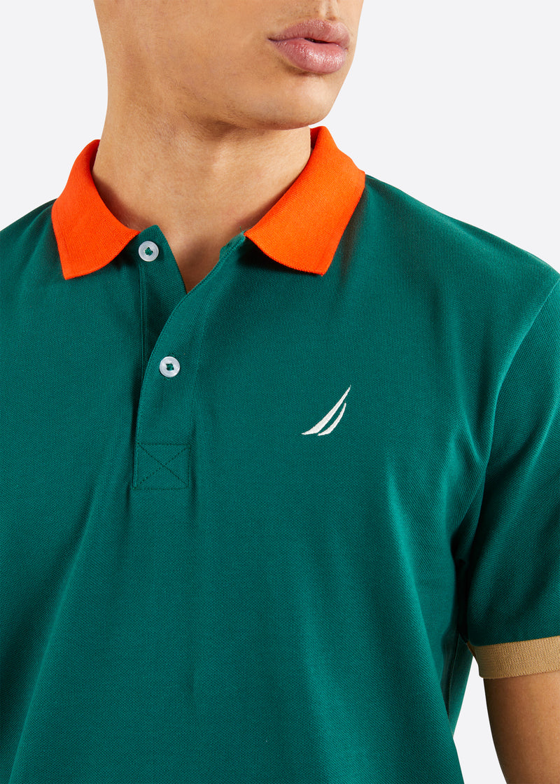 Nautica green polo store