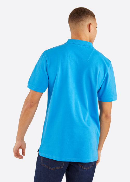 Nautica Major Polo Shirt - Blue - Back