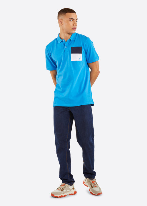 Nautica Major Polo Shirt - Blue - Full Body