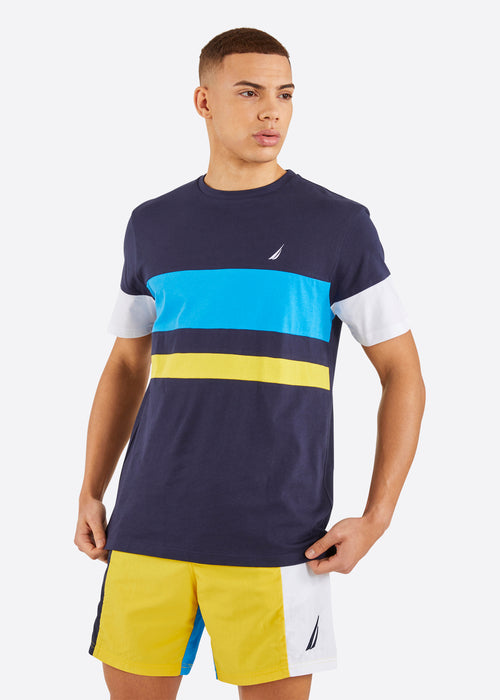 Nautica Marcel T-Shirt - Dark Navy - Front