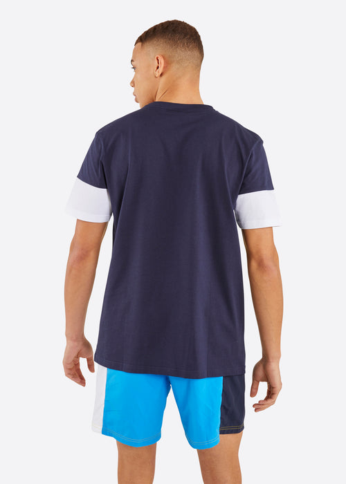 Nautica Marcel T-Shirt - Dark Navy - Back