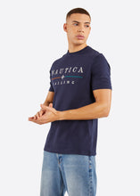 Load image into Gallery viewer, Nautica Mateo T-Shirt - Dark Navy - Front