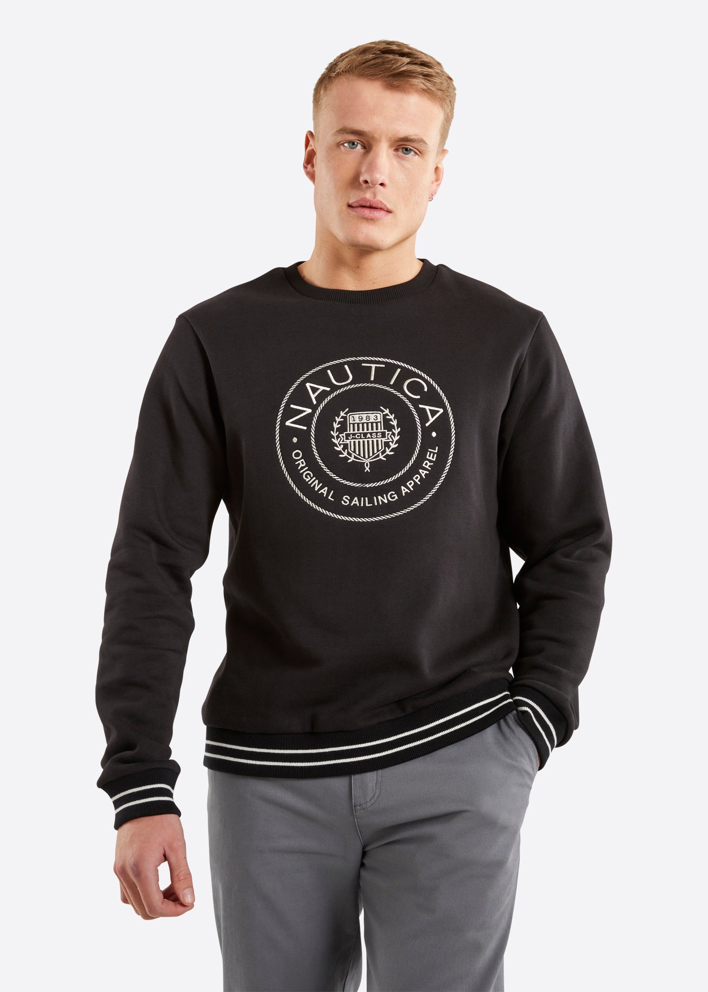 Cliff Sweatshirt Black Nautica