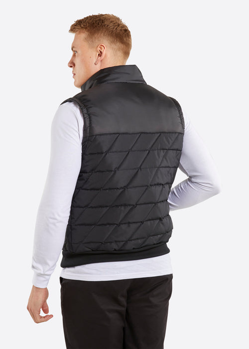 Nautica Kirk Gilet - Black - Back