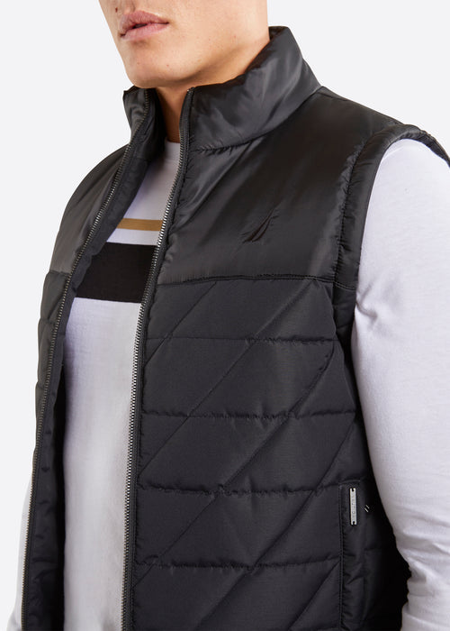 Nautica Kirk Gilet - Black - Detail