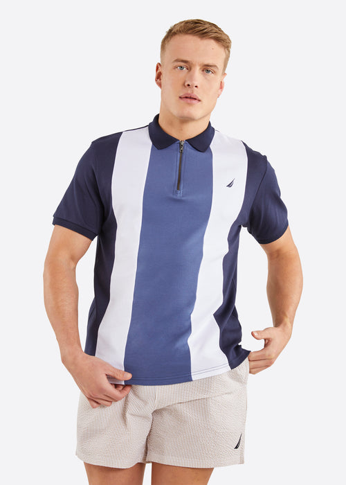 Nautica Johann Polo Shirt - Indigo - Front
