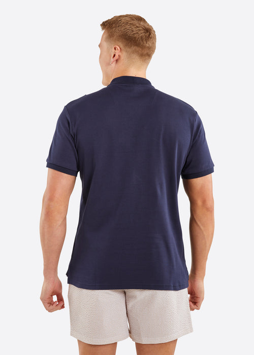 Nautica Johann Polo Shirt - Indigo - Back