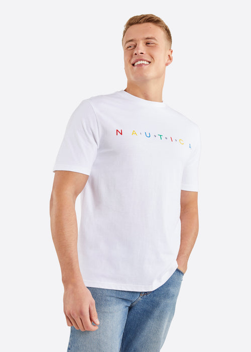 Nautica Keaton T-Shirt - White - Front