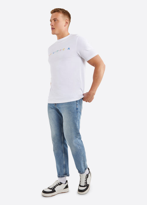 Nautica Keaton T-Shirt - White - Full Body