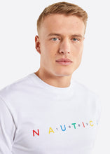 Load image into Gallery viewer, Nautica Keaton T-Shirt - White - Detail