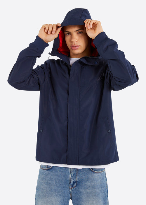 Nautica Paxton Full Zip Jacket - Dark Navy - Full Body