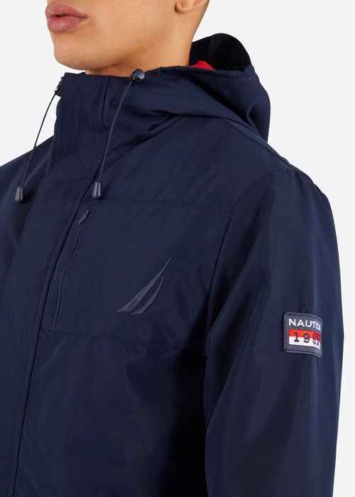 Nautica Paxton Full Zip Jacket - Dark Navy - Detail