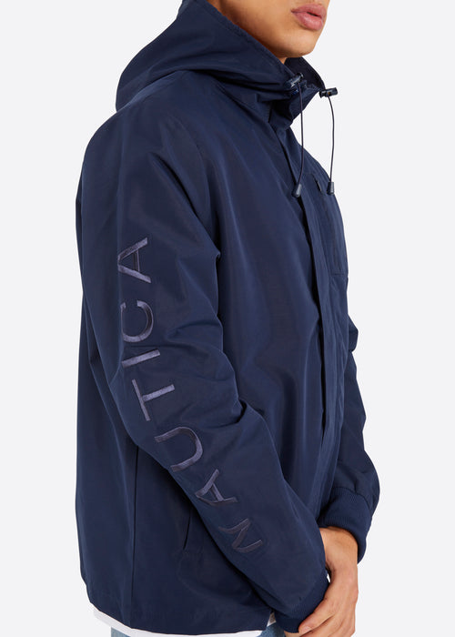 Nautica Paxton Full Zip Jacket - Dark Navy - Detail