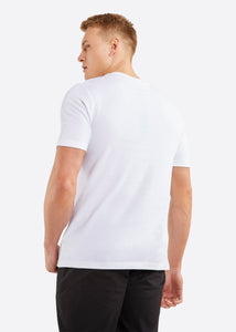 Nautica Pendle T-Shirt - White - Back