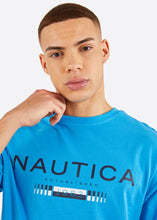 Load image into Gallery viewer, Nautica Quinn T-Shirt - Blue - Detail