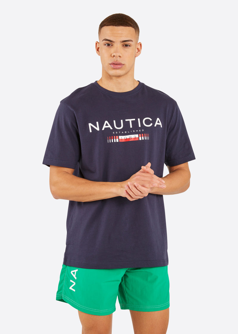 Nautica Quinn T-Shirt - Dark Navy - Front