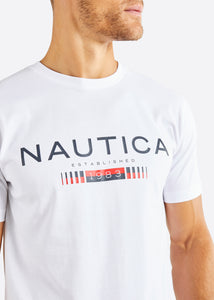Nautica Quinn T-Shirt - White - Detail