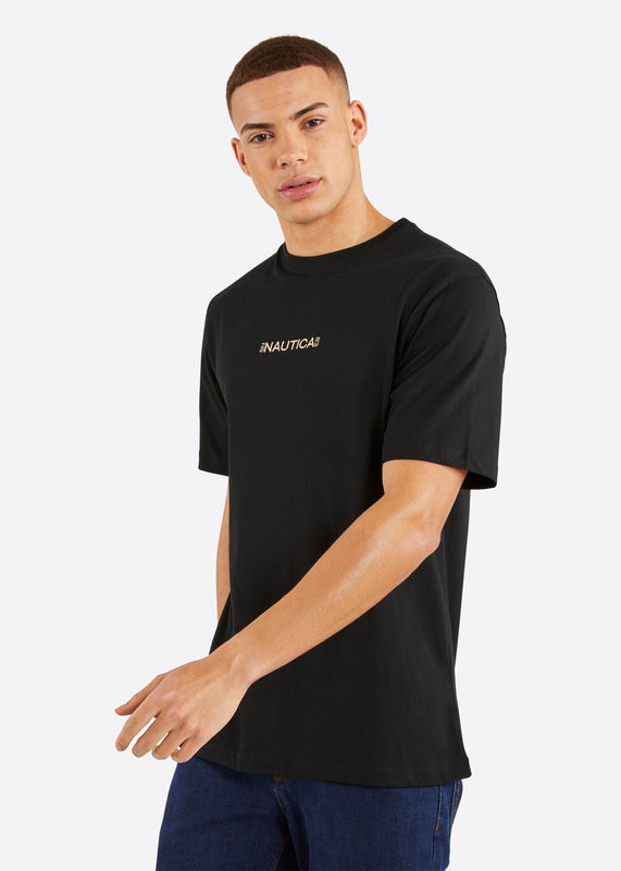 Nautica Ramon T-Shirt - Black - Front