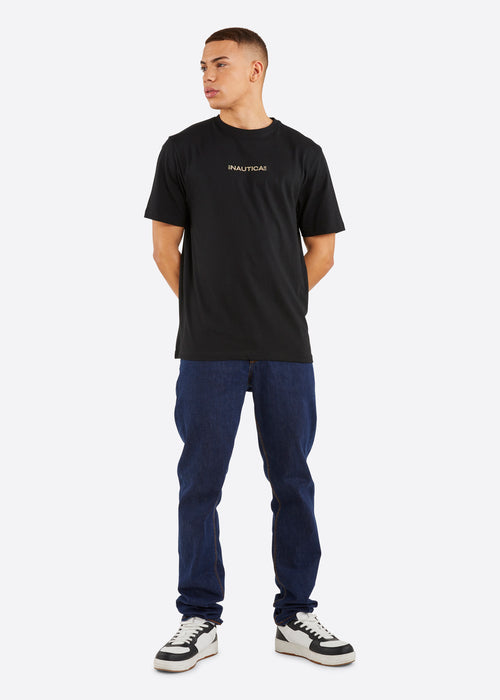Nautica Ramon T-Shirt - Black - Full Body